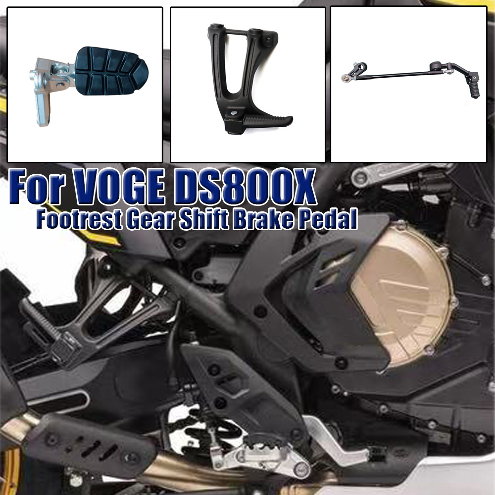 Riding Gear - オートバイフロントリア左右フットペダルフットレストギアシフトブレーキペダルアクセサリー VOGE DS800X DS 800X DS800
