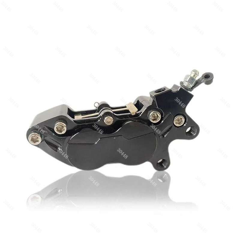 Scooter Parts - オートバイCNC四ピストンブレーキキャリパー電動スクーターNiu改造大型キャリパーディスクブレーキ部品