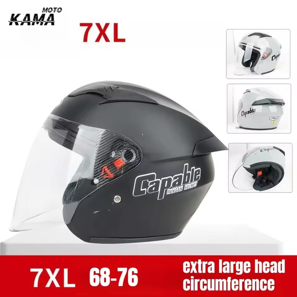Dual Visor Motorcycle Racing Helmet - 大型オートバイヘルメットメンズ特大76センチデュアルバイザーフリップアップモジュラーフルフェイスヘルメット防曇ストリートバイクレーシングヘルメット