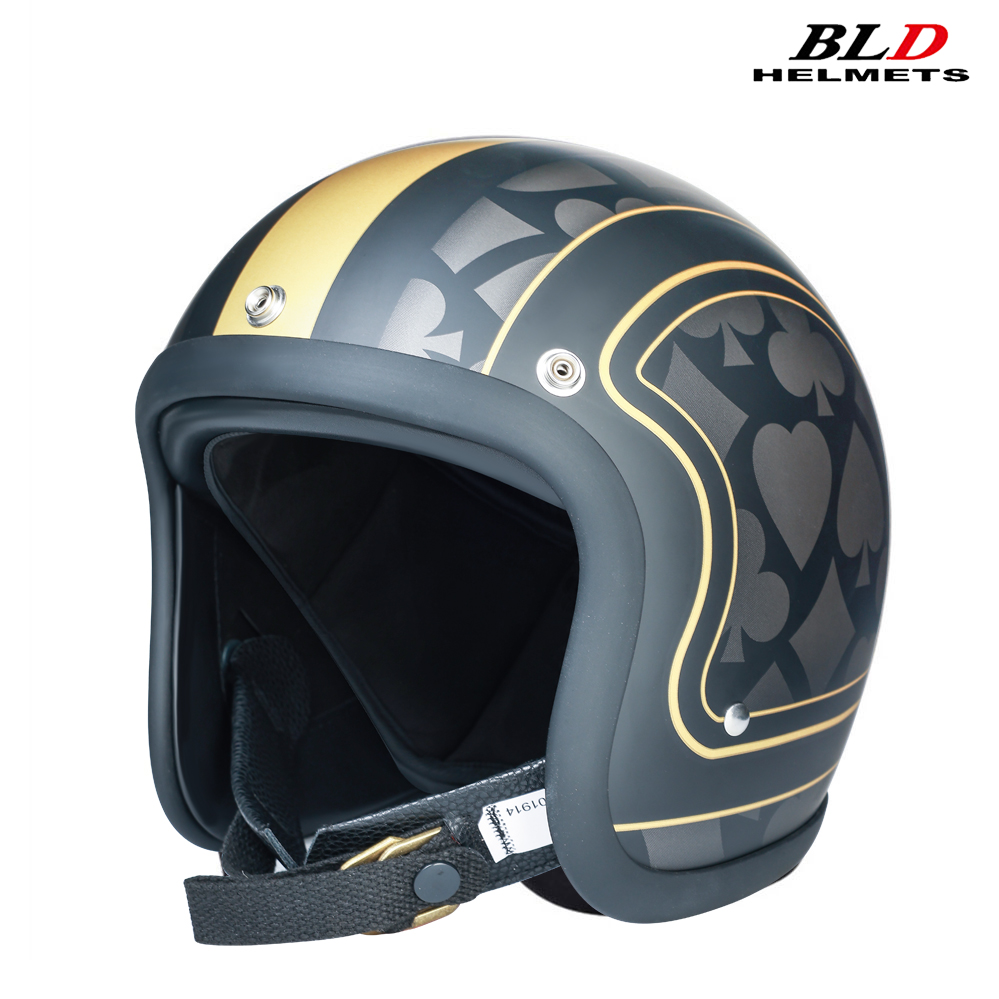Vintage Open Face Retro Helmet - ロープロファイル日本韓国スタイルファッション TT&COCASCOS 500TX レトロヴィンテージオープンフェイスオートバイヘルメットスモールシェルカスクカパセテ
