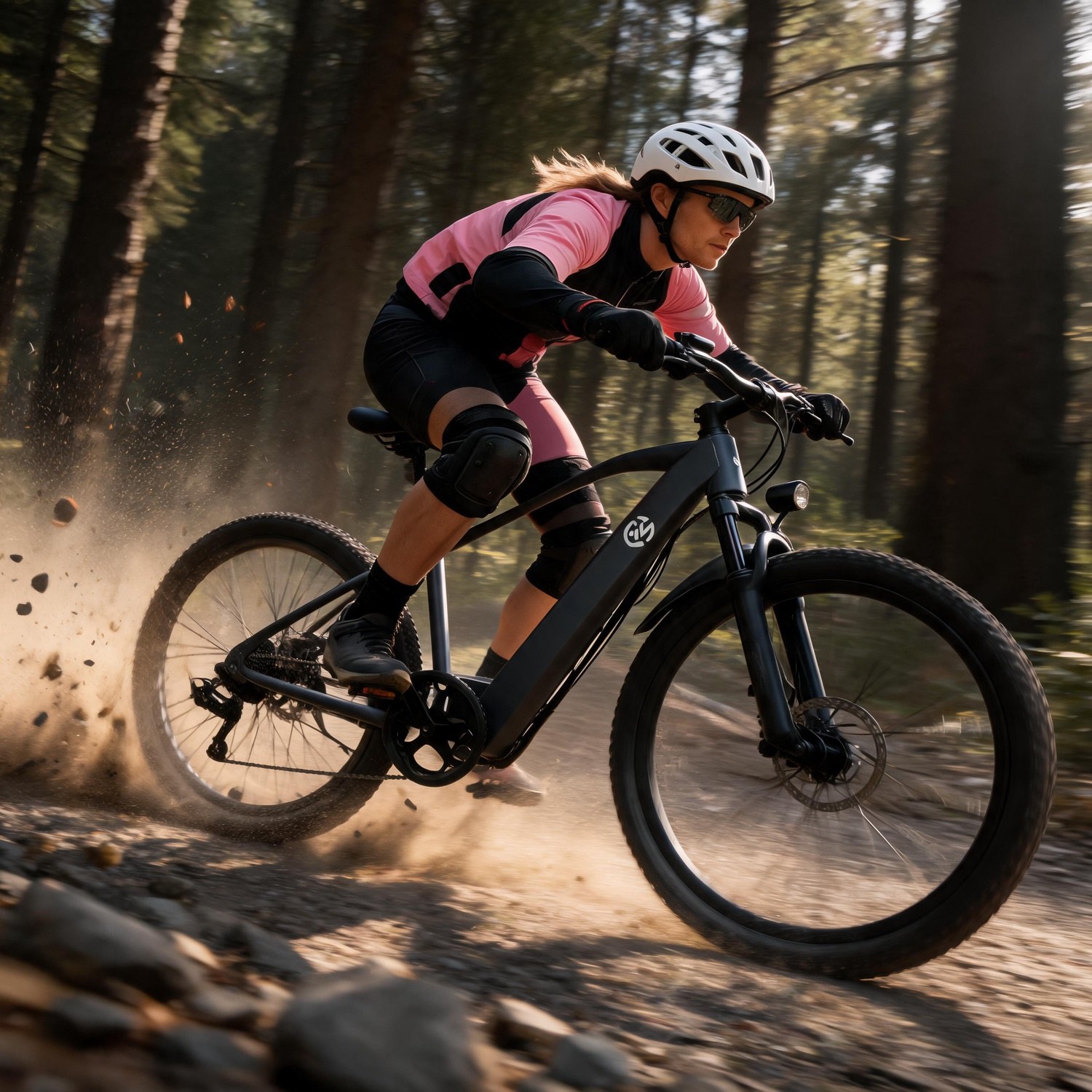 Riding Gear - 屋外クロスカントリー走行用26インチオフロード電動自転車500Wブラシレスモーター最大航続距離44マイル最高速度20MPH 30 ° クライミング能力ペダルアシストモード、7段変速ギア、調整可能なシート高さ、彼への最高の贈り物、米国倉庫からの迅速発送