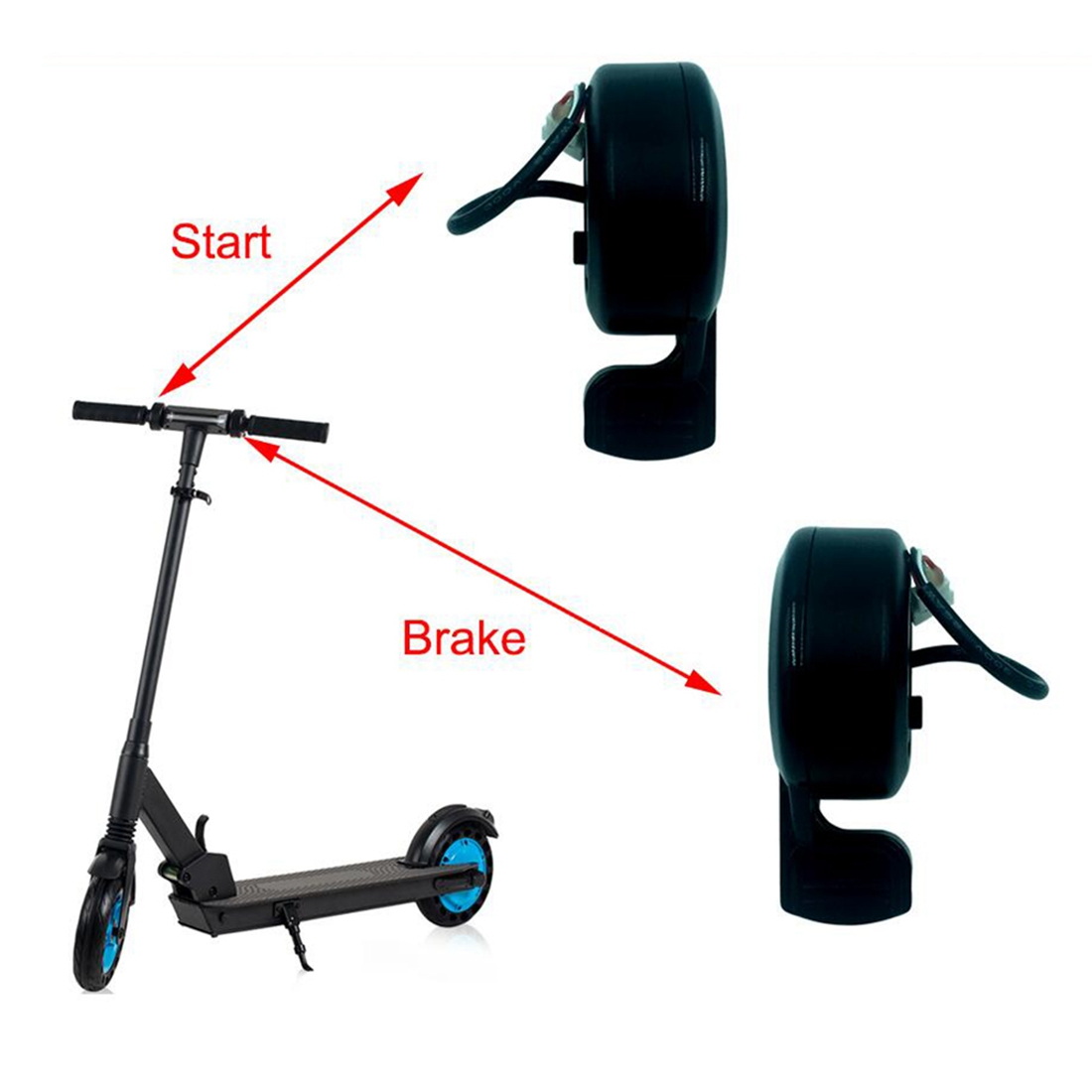 T34C 電動スクーターアクセル/ブレーキスピードコントロー - Scooter Parts のレビューと価格
