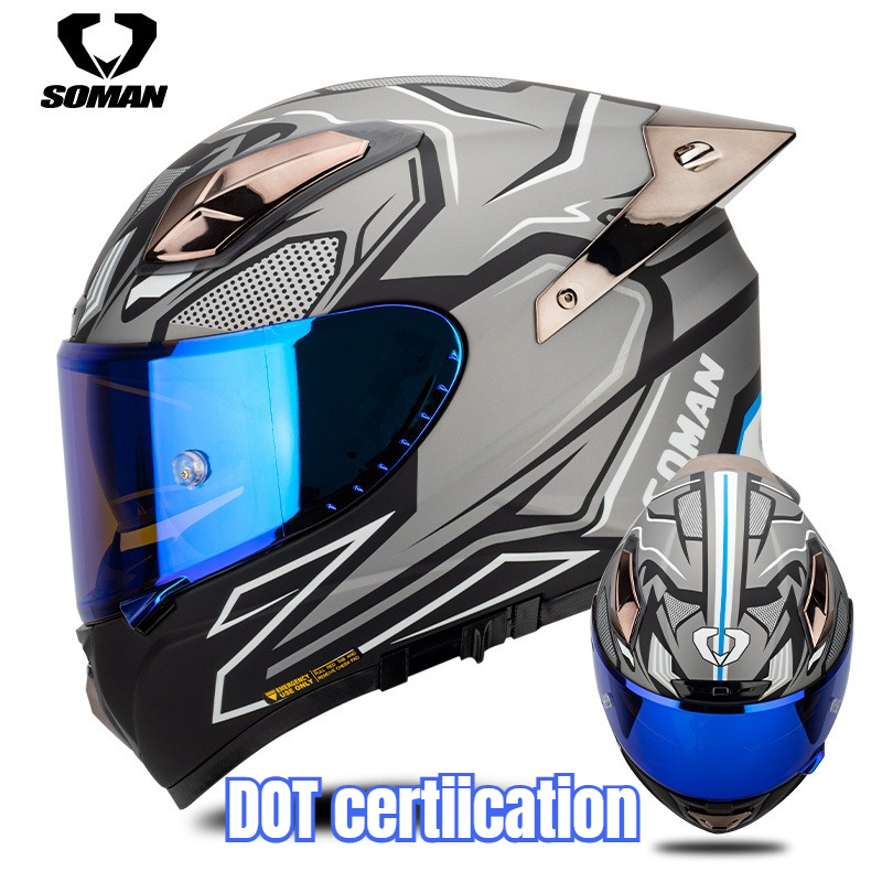 ソマンオートバイヘルメットカーボンファイバーフルフェイスヘル - Carbon Fiber Lightweight Motorcycle Helmet のレビューと価格