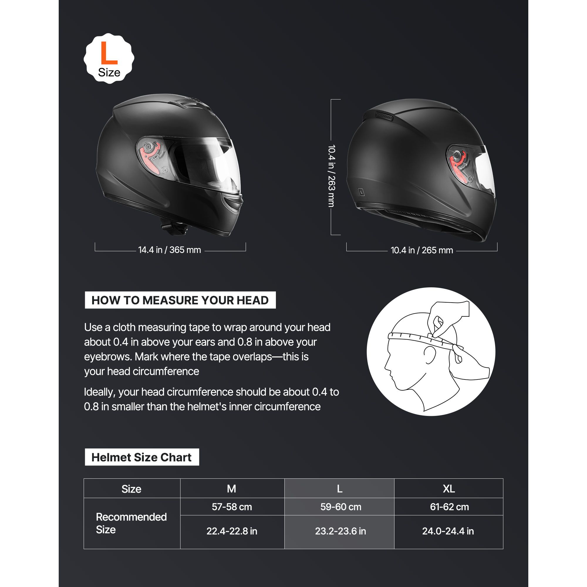 オートバイヘルメット、フルフェイス、大人用モトクロスダートバ - Dual Visor Motorcycle Racing Helmet のレビューと価格