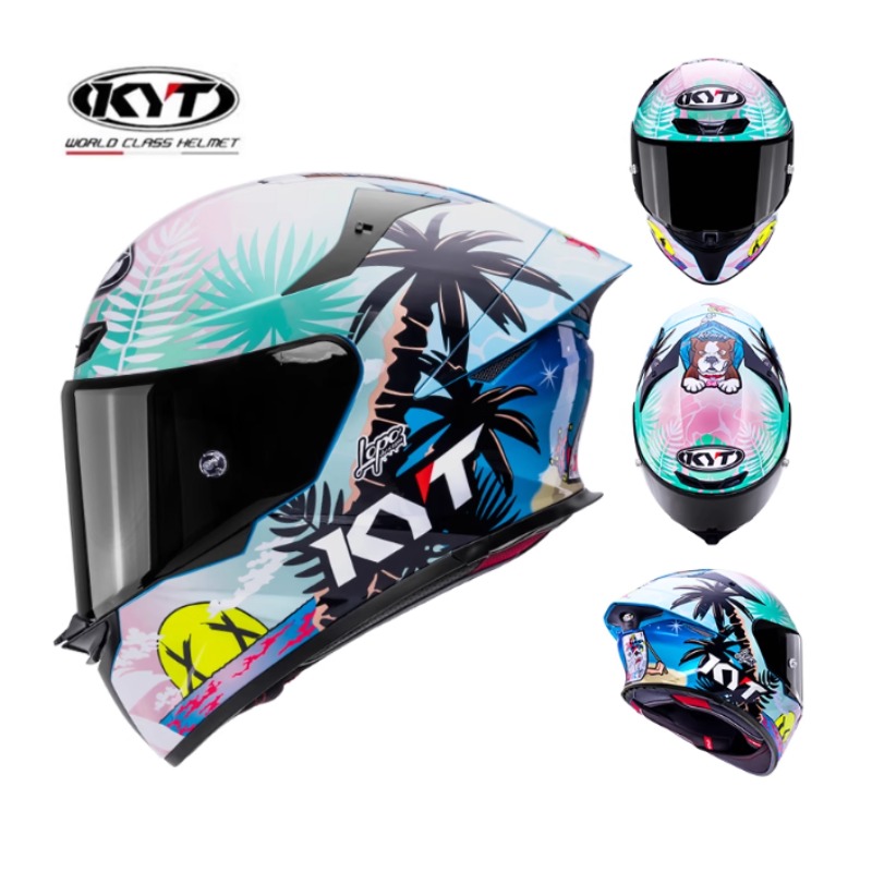 オリジナル KYT ST カーボンファイバーオートバイヘルメ - Carbon Fiber Lightweight Motorcycle Helmet のレビューと価格