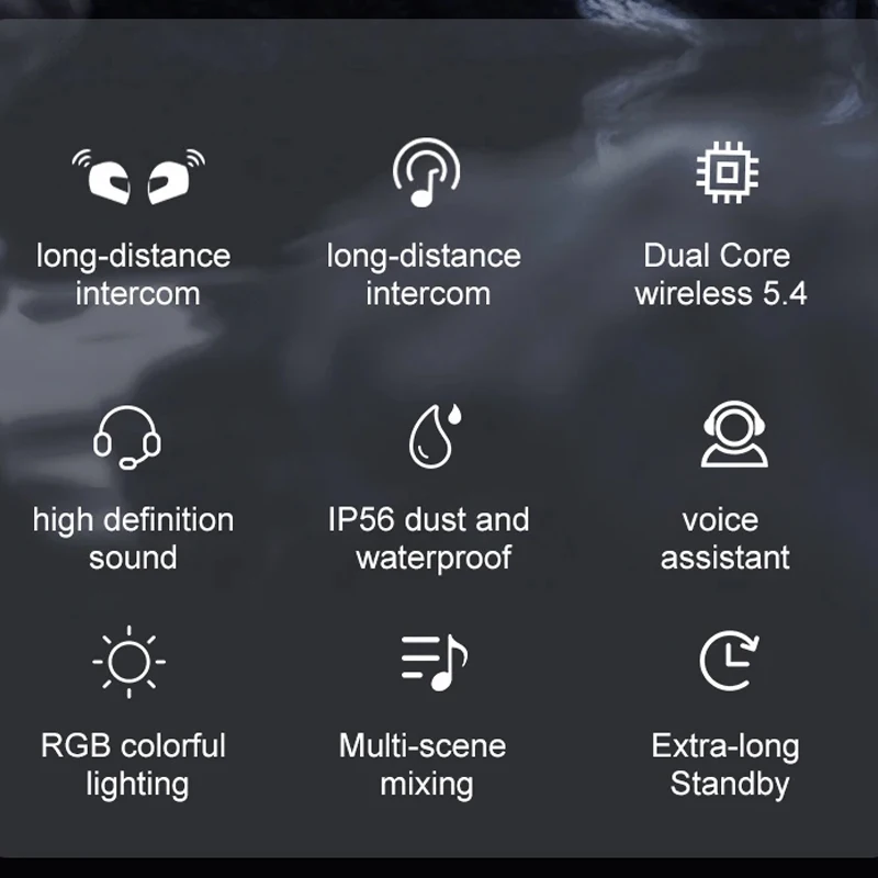 Y20 Pro 1/2x バイク用インターコムヘッドセット  - Universal Motorcycle Helmet Intercom Headset のレビューと価格