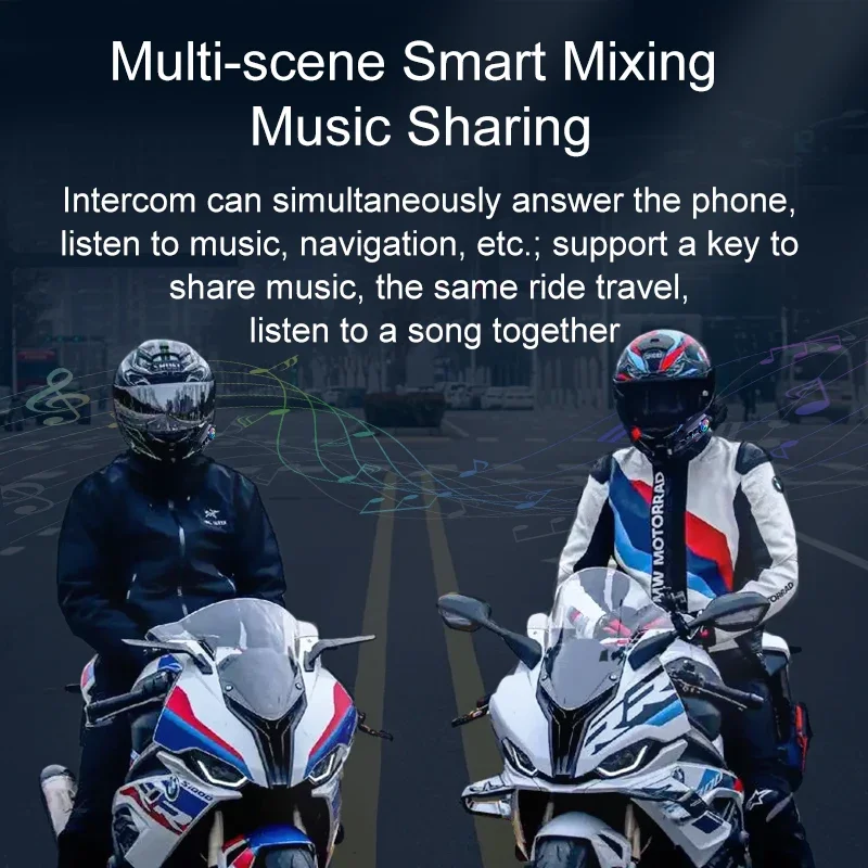 Y20 Pro 1/2x バイク用インターコムヘッドセット  - Universal Motorcycle Helmet Intercom Headset のレビューと価格