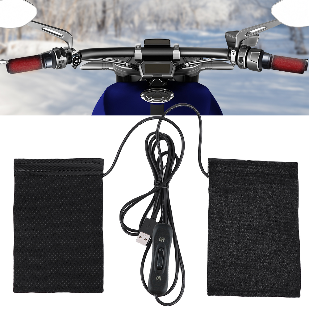 12V USB オートバイ加熱ハンドグリップ 3 ギア電気加 - Riding Gear のレビューと価格