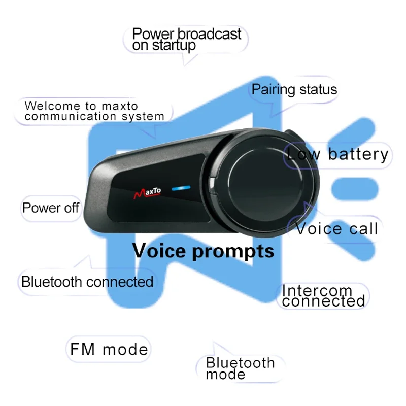 2 個 Maxto M2 オートバイヘルメット Blueto - Universal Motorcycle Helmet Intercom Headset のレビューと価格