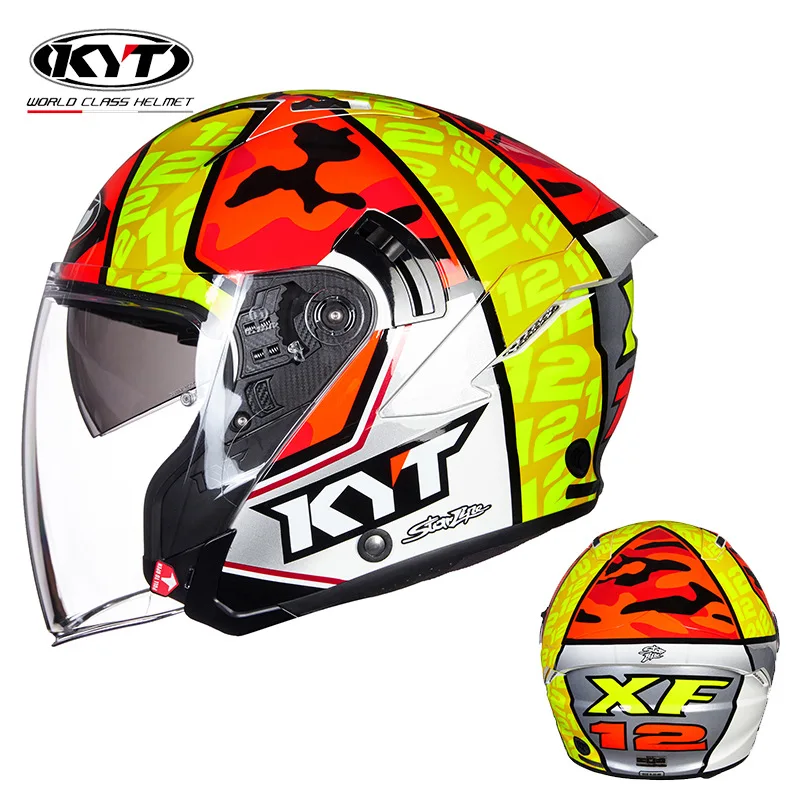 Kyct-ヴィンテージオープンフェイスのオートバイ用ヘルメッ - Vintage Open Face Retro Helmet のレビューと価格