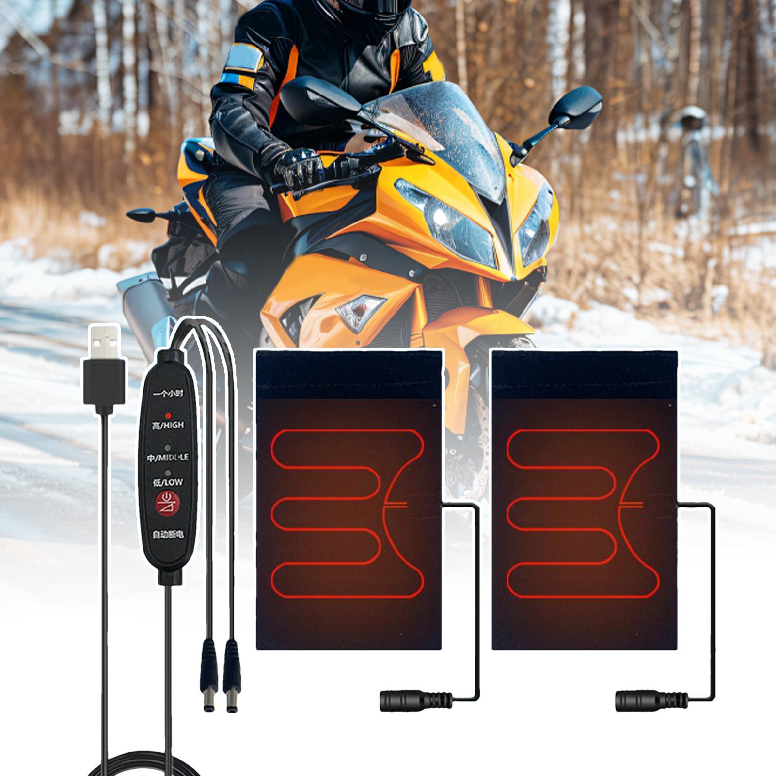 5V 加熱式オートバイハンドルバーグリップ 3 つの温度設定 - Riding Gear のレビューと価格