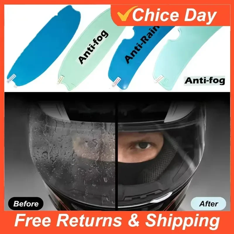 オートバイヘルメット用雨よけ・曇り止めフィルム、雨天時ライデ - Motorcycle Helmets のレビューと価格