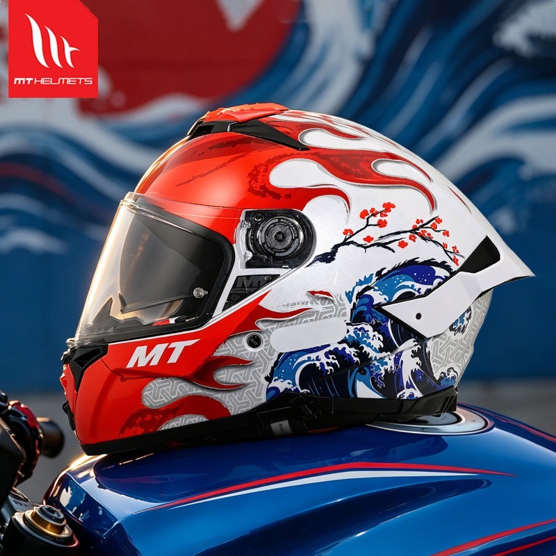 NEW MT Thunder 4SV デュアルバイザー フル - Dual Visor Motorcycle Racing Helmet のレビューと価格