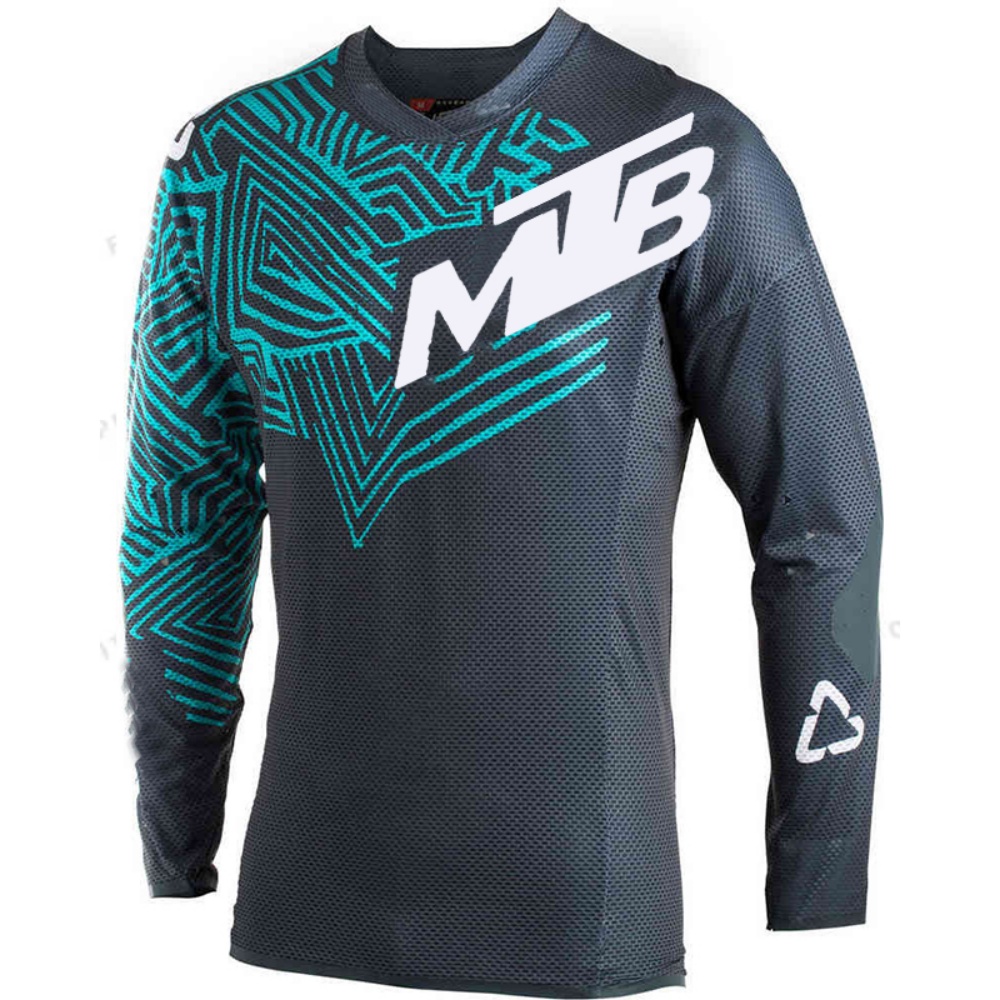 アウトドアサイクリング長袖トップス MTB プリント通気性メ - Riding Gear のレビューと価格