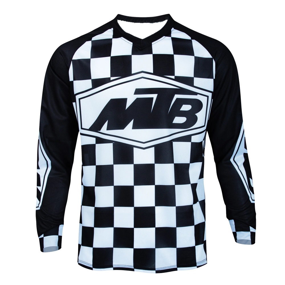 アウトドアサイクリング長袖トップス MTB プリント通気性メ - Riding Gear のレビューと価格
