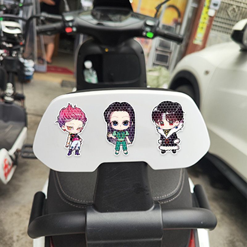 アニメフルタイムハンター 強力反射警告カーステッカー 電気自 - Motorcycle Helmets のレビューと価格