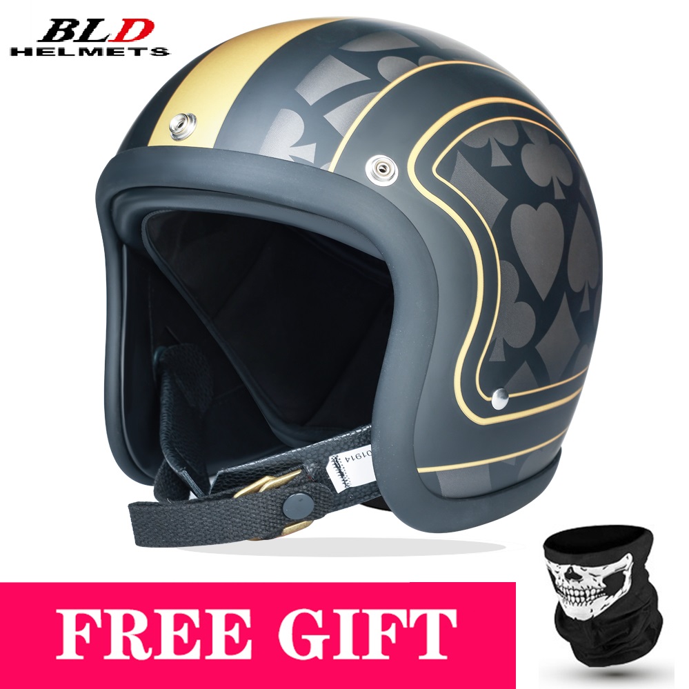 ロープロファイル日本韓国スタイルファッション TT&COCA - Vintage Open Face Retro Helmet のレビューと価格
