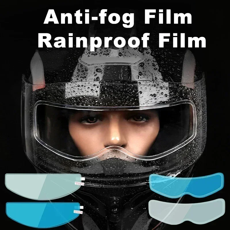 1-4 個オートバイヘルメット透明防曇レインフィルム高精細ヘ - Motorcycle Helmets のレビューと価格
