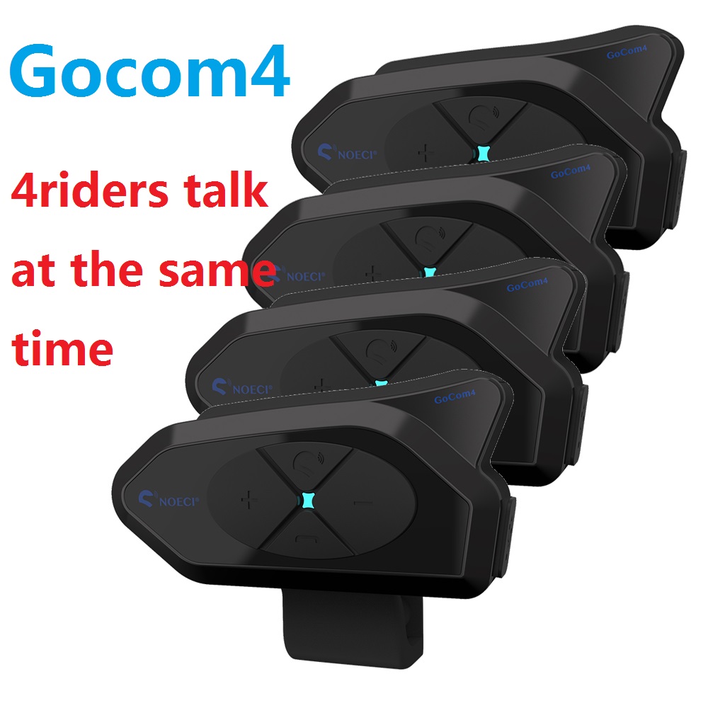 Gocoot-4人のモーターサイクリスト用のBluetoot - Universal Motorcycle Helmet Intercom Headset のレビューと価格