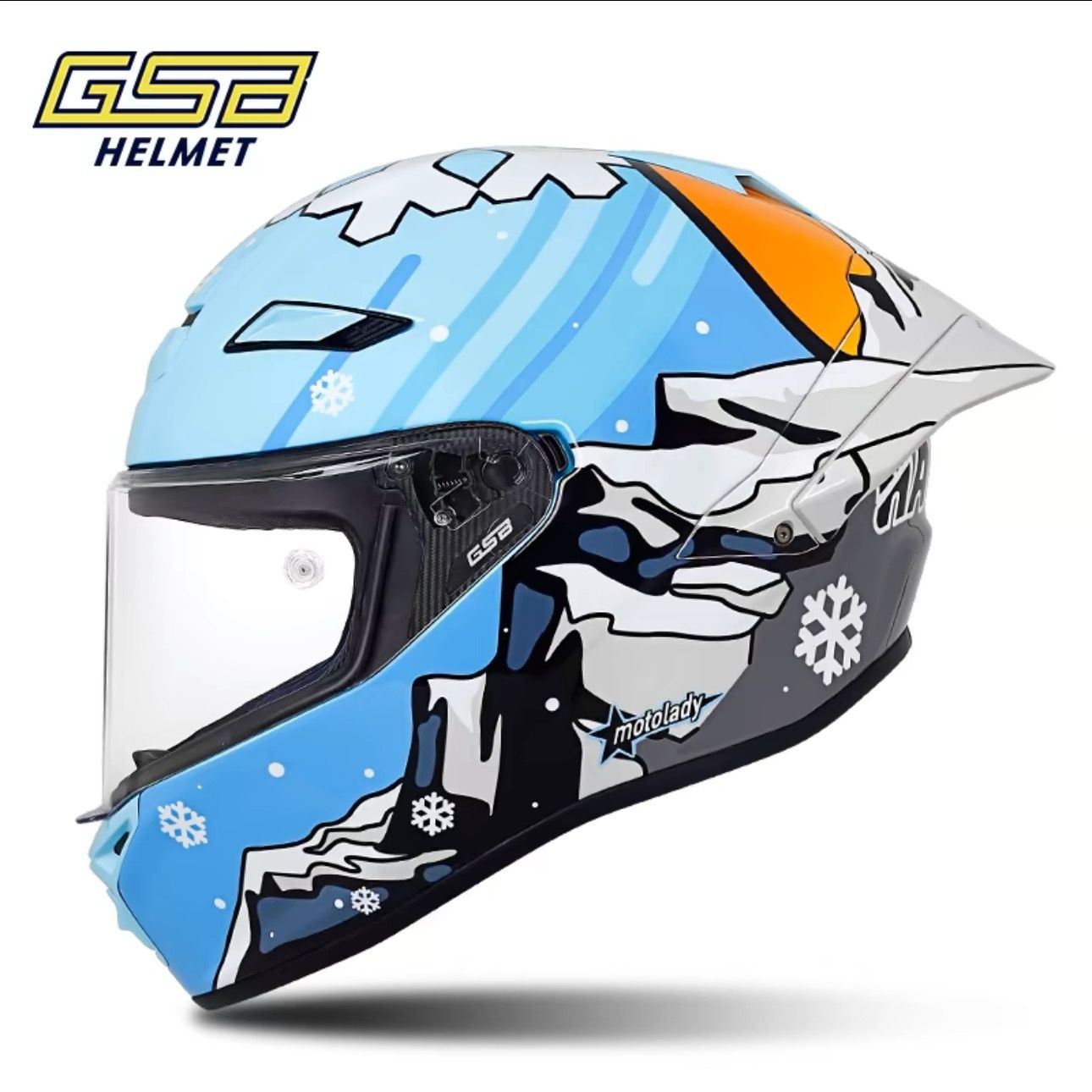 GSB カーボンファイバーヘルメット RC5 オートバイフル - Carbon Fiber Lightweight Motorcycle Helmet のレビューと価格