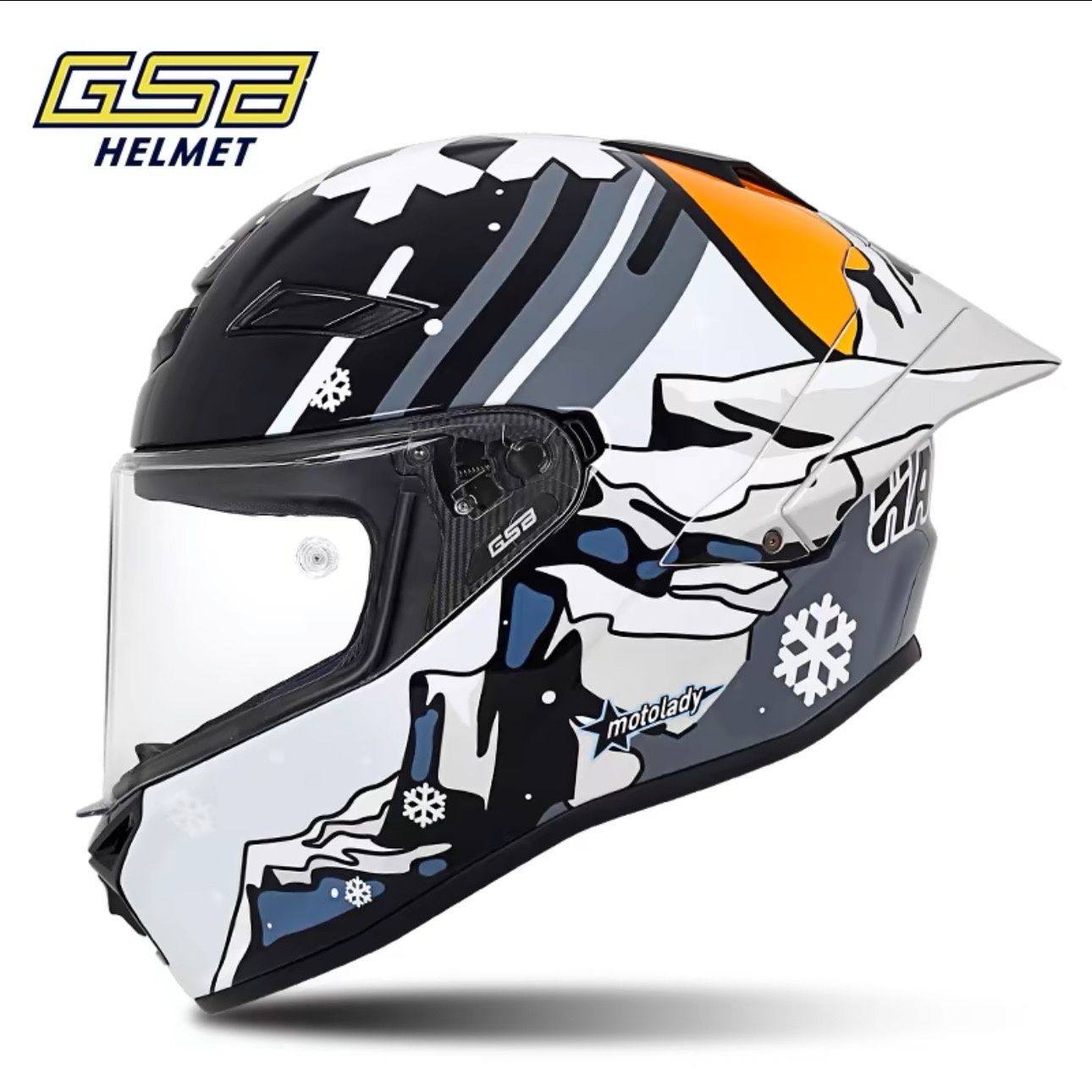 GSB カーボンファイバーヘルメット RC5 オートバイフル - Carbon Fiber Lightweight Motorcycle Helmet のレビューと価格