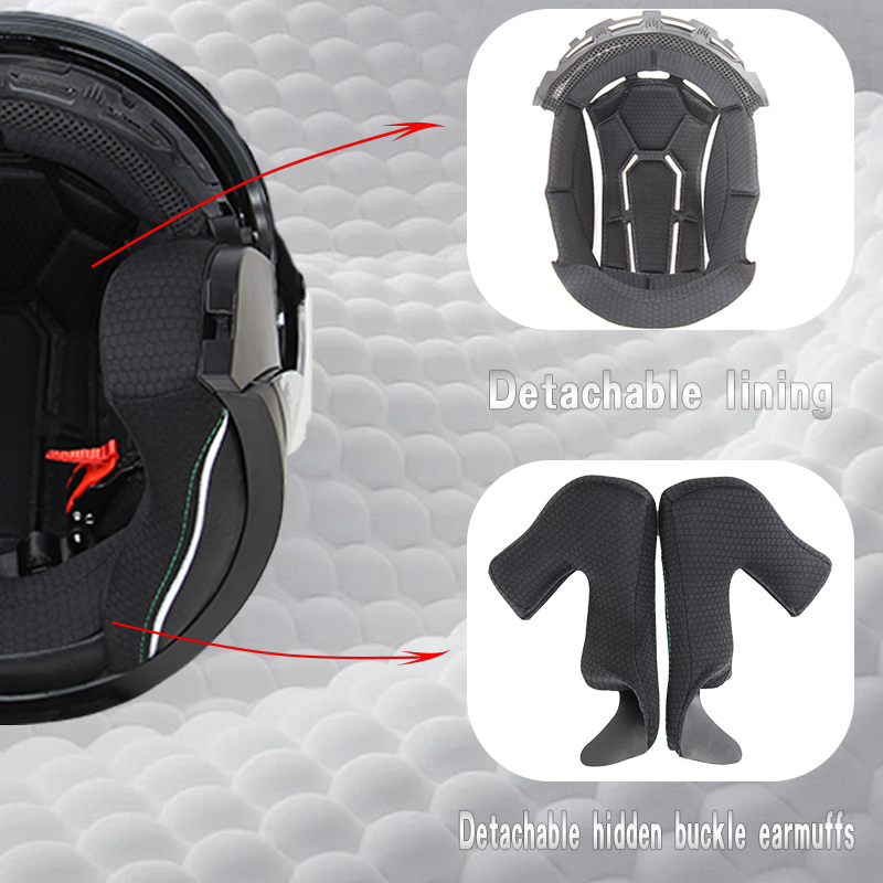 715-オートバイデュアルバイザーフリップアップモジュラーフ - Dual Visor Motorcycle Racing Helmet のレビューと価格
